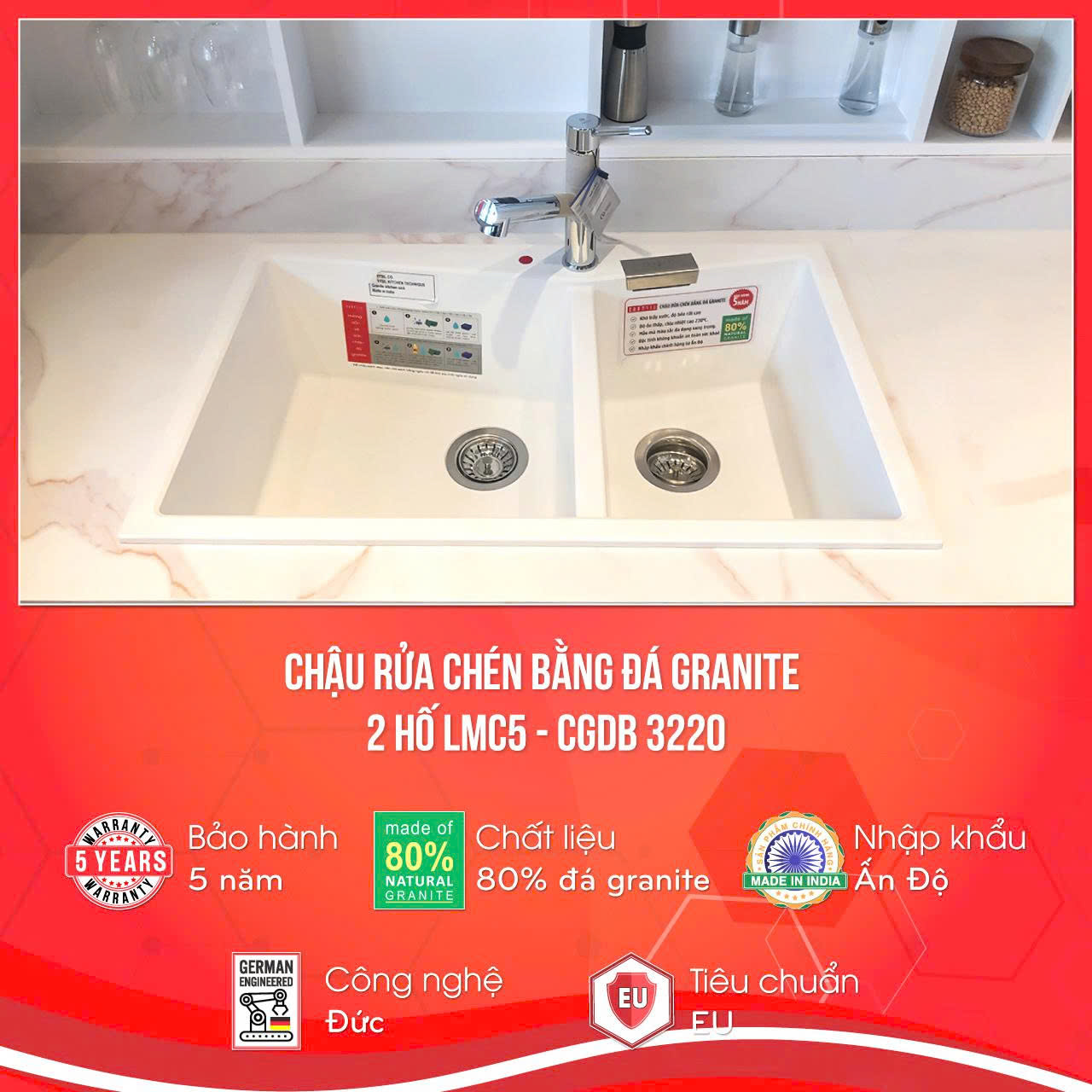 Chậu rửa Carysil LMC5-02