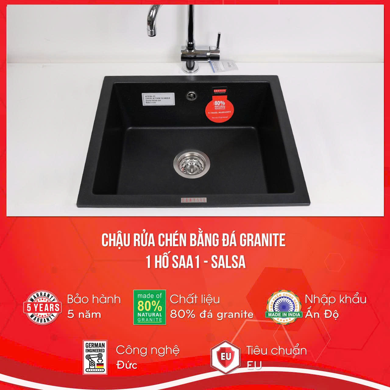 Chậu rửa Carysil SAA1-03