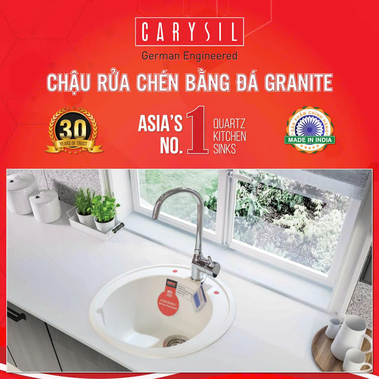 Chậu rửa Carysil R0A1-02