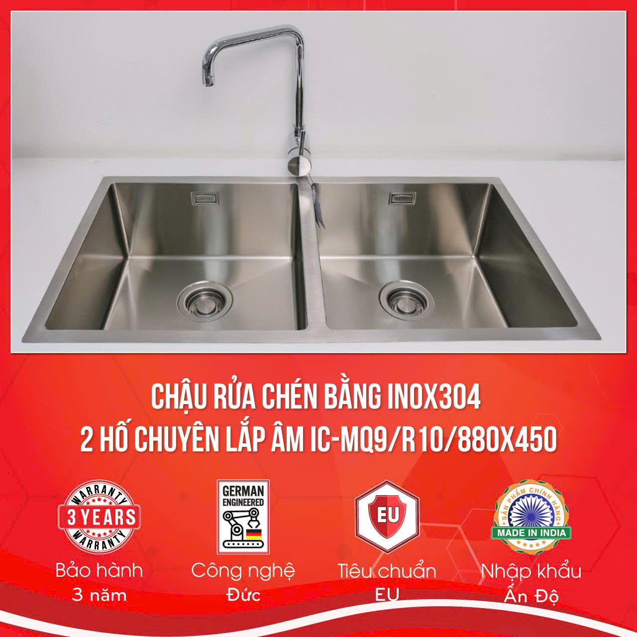 Chậu rửa Carysil IC-MQ9