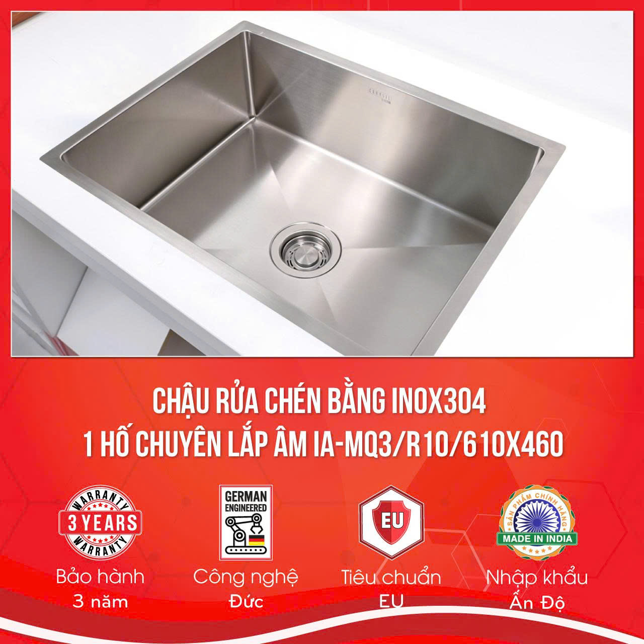 Chậu rửa Carysil IA-MQ3