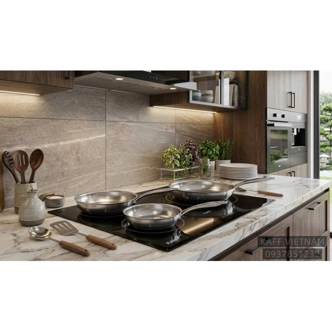 BỘ 3 CHẢO INOX 304 CAO CẤP KAFF KF-FR202428304