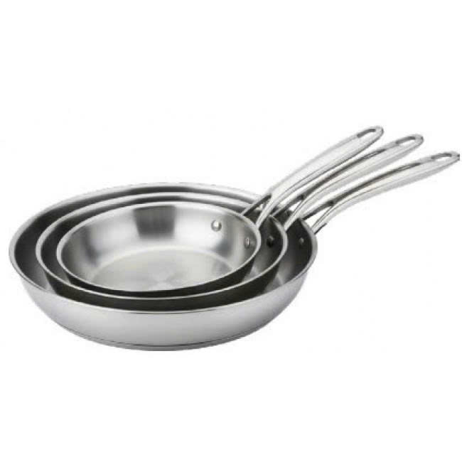 BỘ 3 CHẢO INOX 304 CAO CẤP KAFF KF-FR202428304