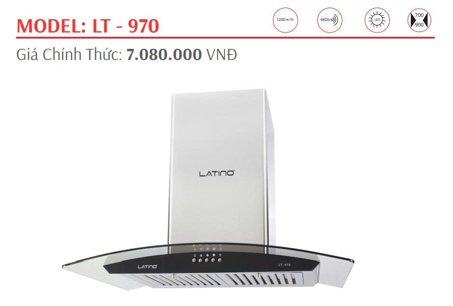 Máy Hút Mùi LATINO LT-970