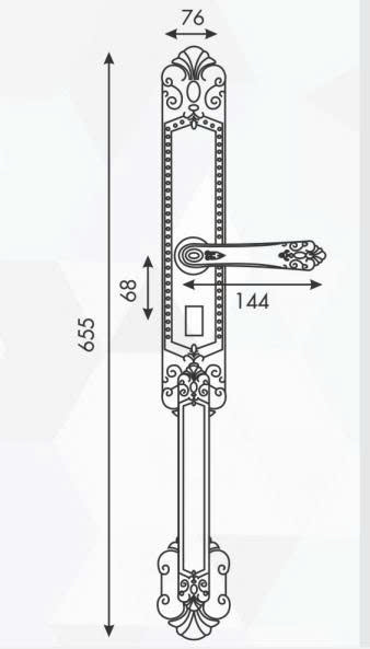 Khóa Cửa Đại Sảnh Kassler KL-979GR APP