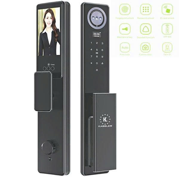 Khóa Điện Tử KASSLER KL-868 CNC BLACK APP (REMOTE)