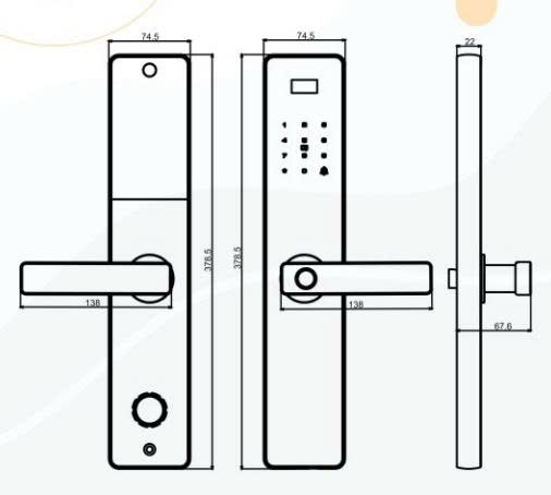 Khóa Điện Tử KASSLER KL-608 CNC COPPER APP
