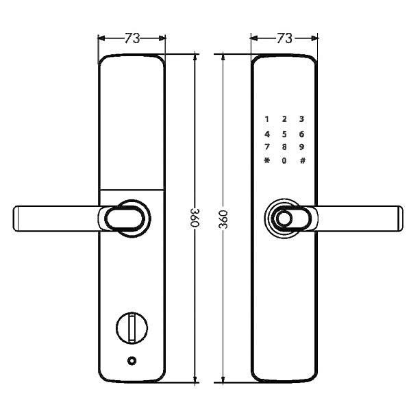 Khóa Điện Tử KASSLER KL-600 PG APP