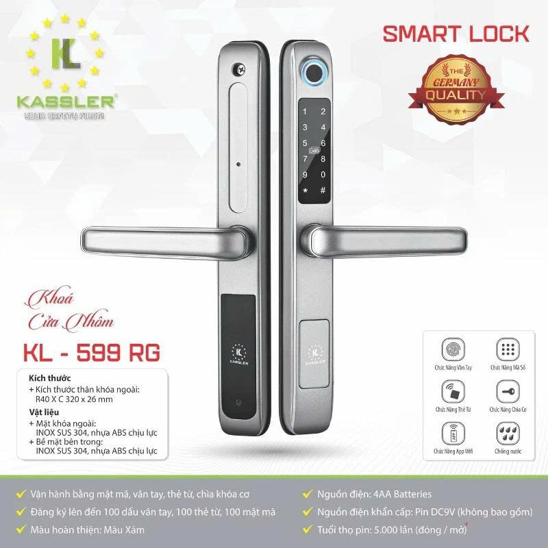 Khóa Điện Tử KASSLER KL-599RG