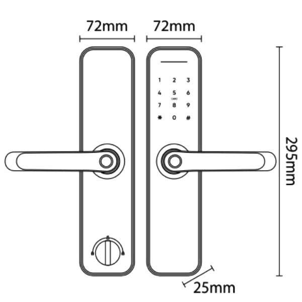 Khóa Điện Tử KASSLER KL-668 GREEN BRONZE APP