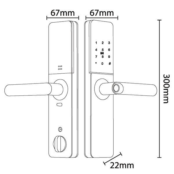 Khóa Điện Tử KASSLER KL-79H APP