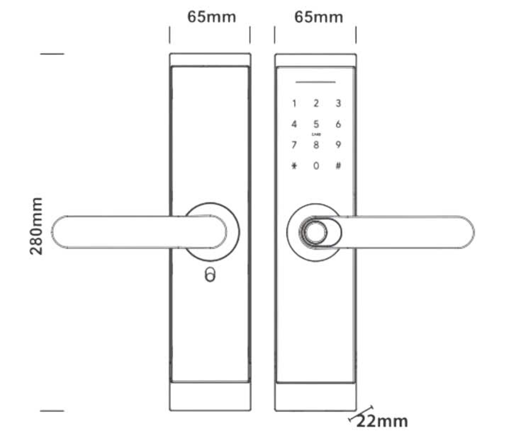 Khóa Điện Tử KASSLER KL-567 COPPER APP