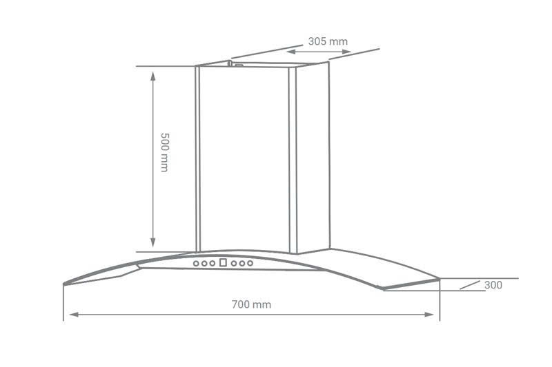 Máy Hút Mùi KOCHER K-226V 70