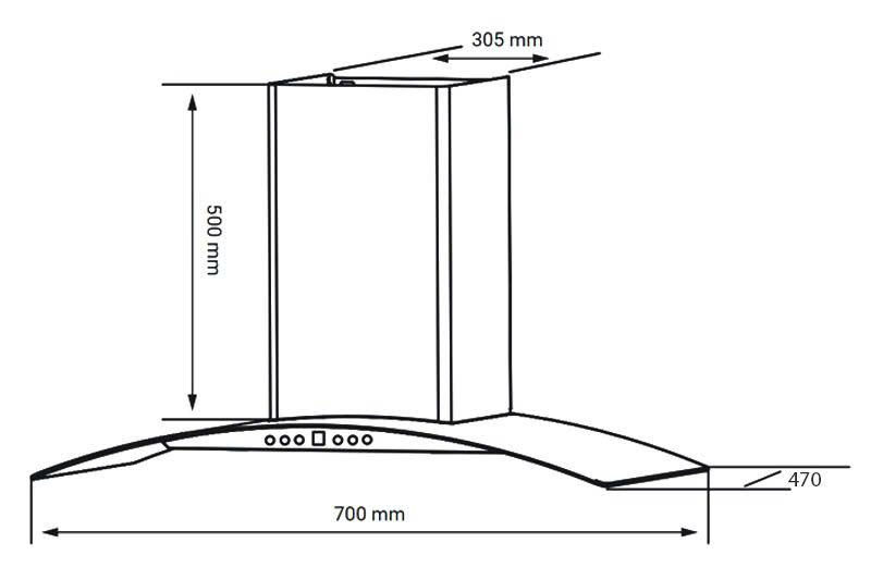 Máy Hút Mùi KOCHER K-8002 70