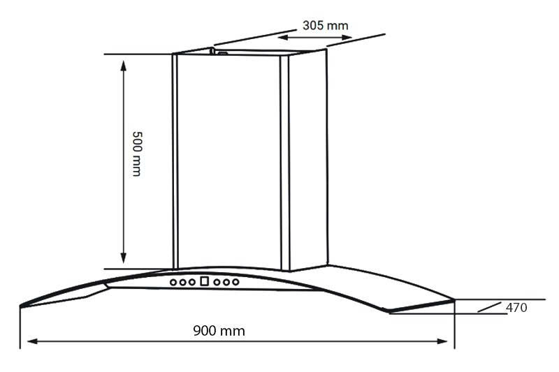 Máy Hút Mùi KOCHER K-8002 90