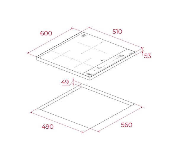 Bếp từ Teka IBF 63-VGogh FST BV