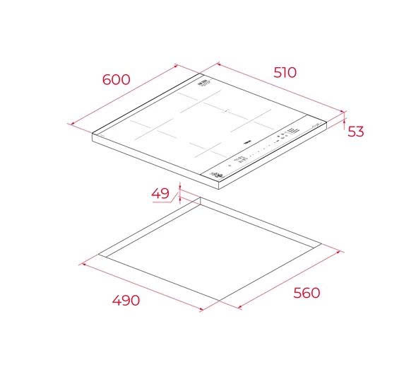 Bếp từ Teka IBF 64-VGogh FST BV