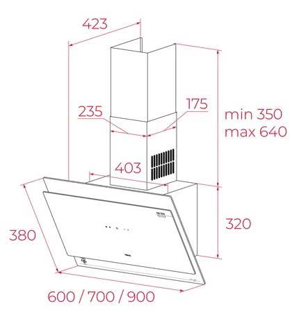 Máy hút mùi Teka Van Gogh DVT 98660 TOS VG