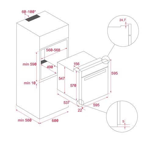 Lò Nướng Teka Van Gogh HLB 84 VG