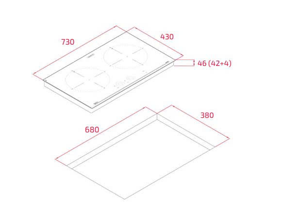 Bếp từ Teka IBC 73200 TTC BK