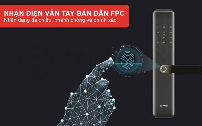 Khóa Điện Tử BOSCH ID40 Cosmic Black
