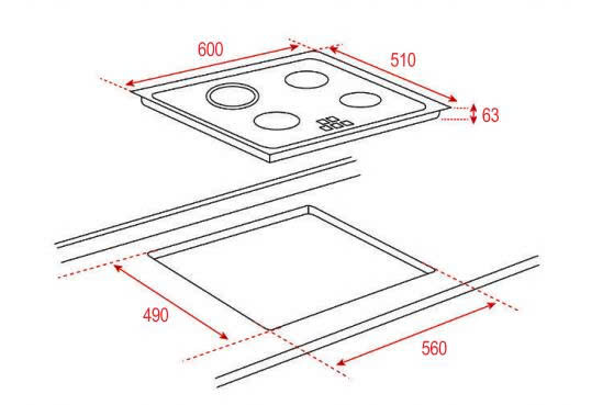 Bếp điện TEKA TZ 6315