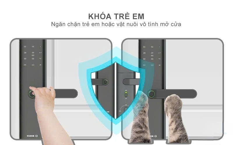 Khóa Điện Tử BOSCH ID40 Cosmic Black