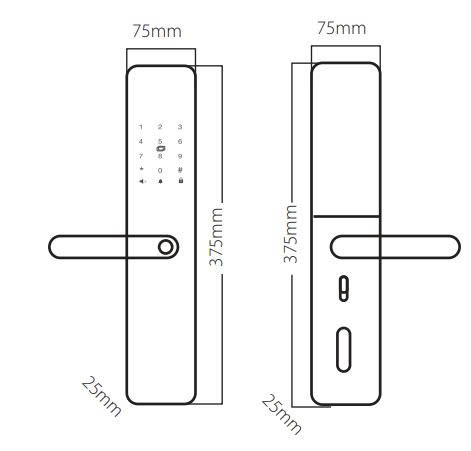 Khóa Điện Tử BOSCH ID40 Cosmic Black