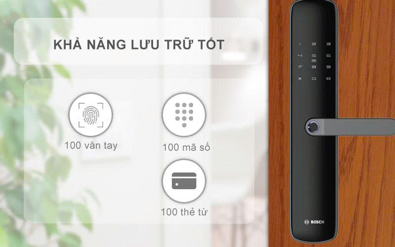 Khóa Điện Tử BOSCH ID 60 DE XÁM APP