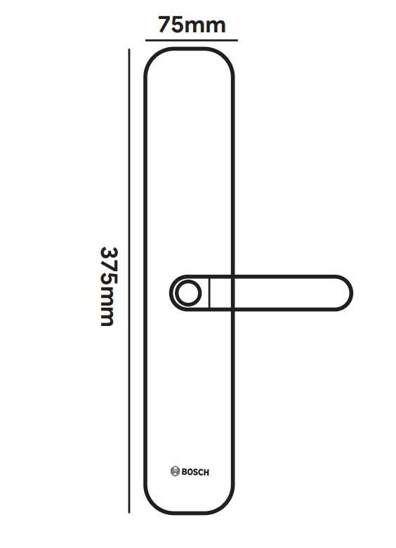 Khóa Điện Tử BOSCH ID 60 DE XÁM APP