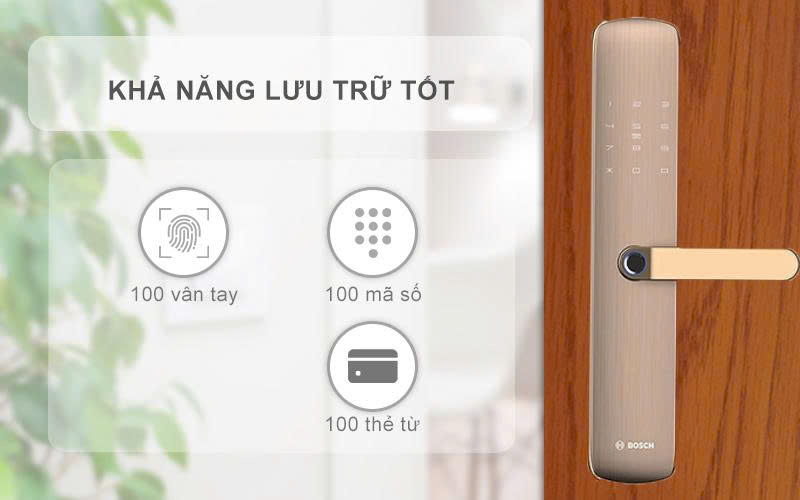 Khóa Điện Tử BOSCH ID 60 DE VÀNG
