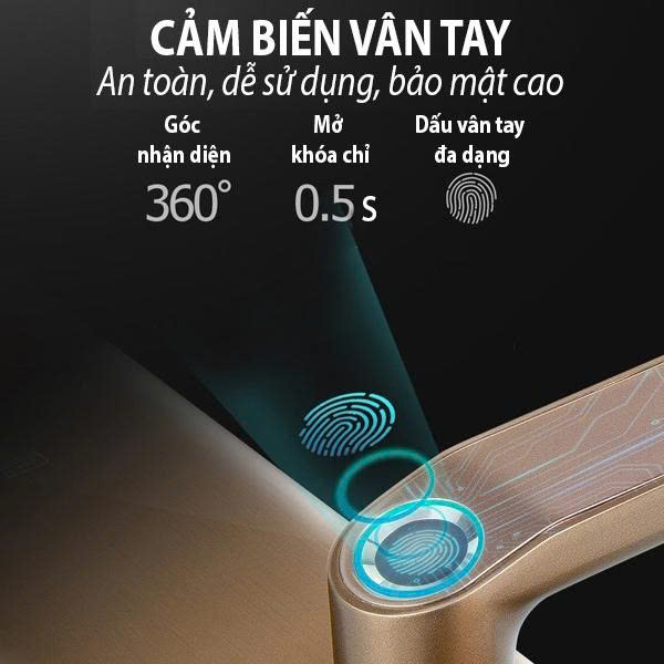 Khóa Điện Tử BOSCH ID 60 DE VÀNG