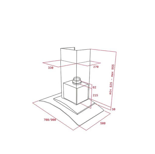 Máy Hút Mùi Teka DGW 77350 EOS