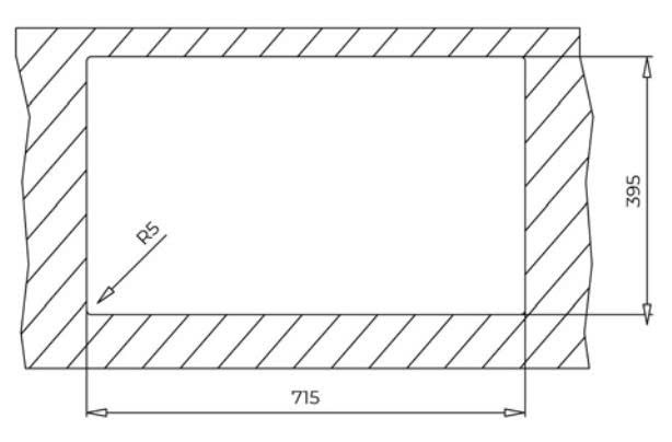 Chậu đá nhân tạo TEKA SQUARE 72.40 TG