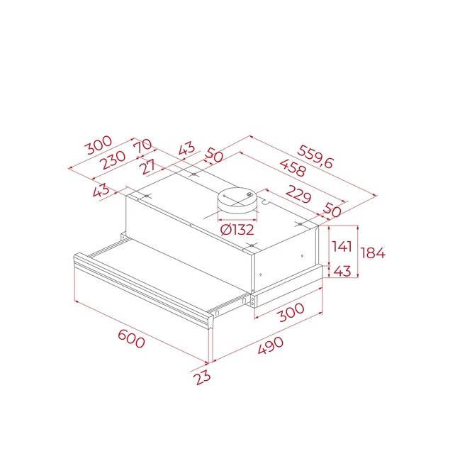 Máy Hút Mùi TEKA CNL 6415 - Black