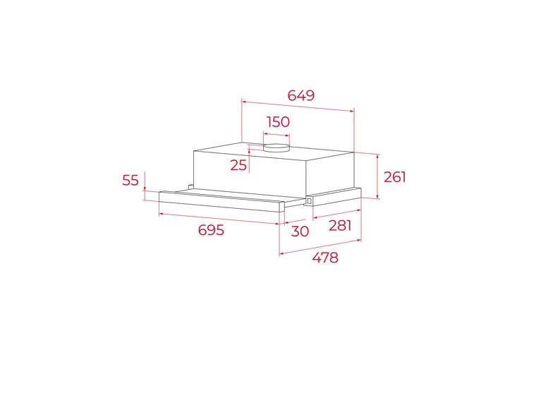Máy Hút Mùi Teka CH 1170P