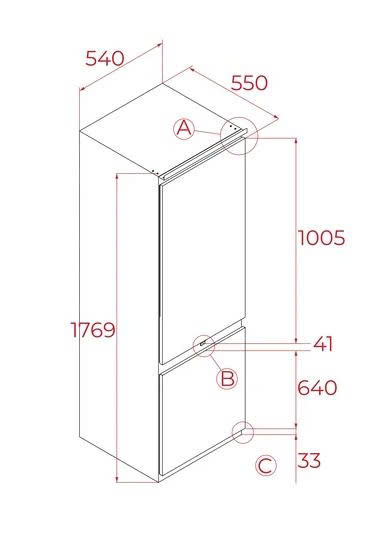 Tủ lạnh RBF 73380 FI EU