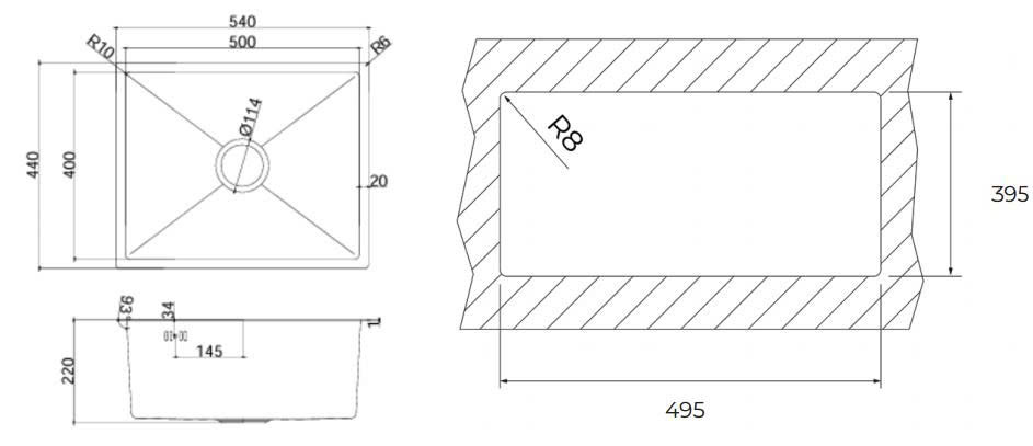 Chậu rửa TEKA BEX LINEA 50.40