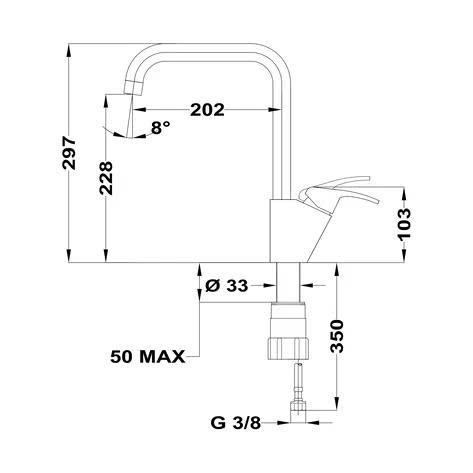 Vòi chậu rửa TEKA MTP 994