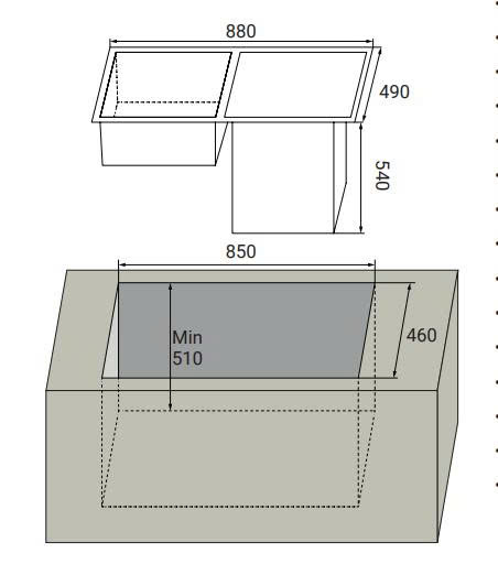 Máy Rửa Chén Kết Hợp Chậu Rửa Chén KAFF KF-SWM6