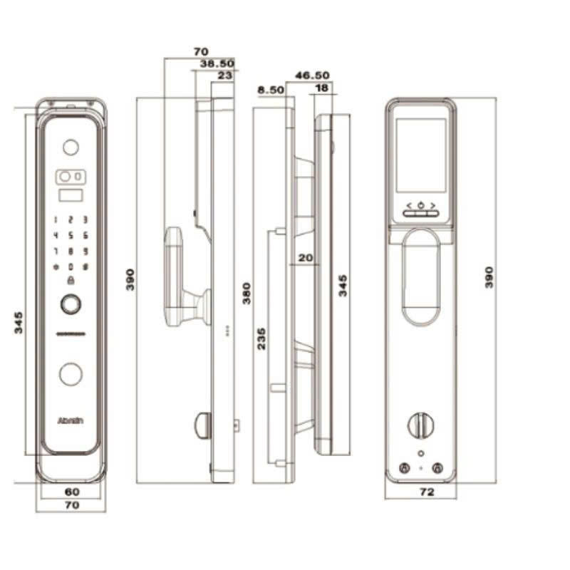 Khóa Điện Tử AVOLOCK AV-69 BLACK