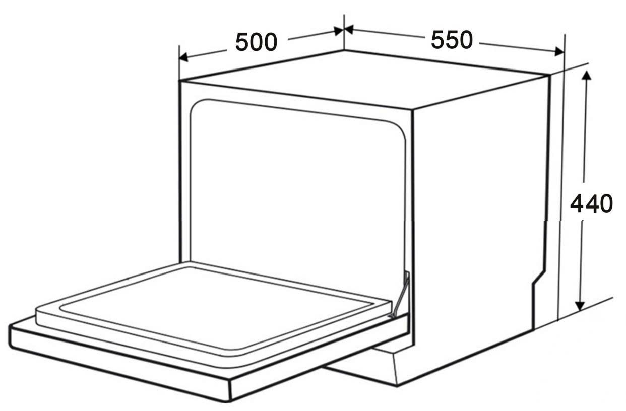 Máy Rửa Chén KAFF KF-W8001EU 6 Bộ