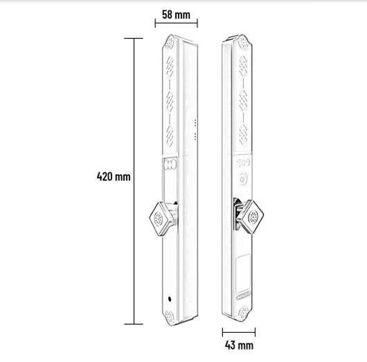 Khóa Điện Tử AVOLOCK AN 397 BROWN