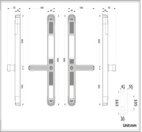 Khóa Điện Tử AVOLOCK AN 389 COFFE
