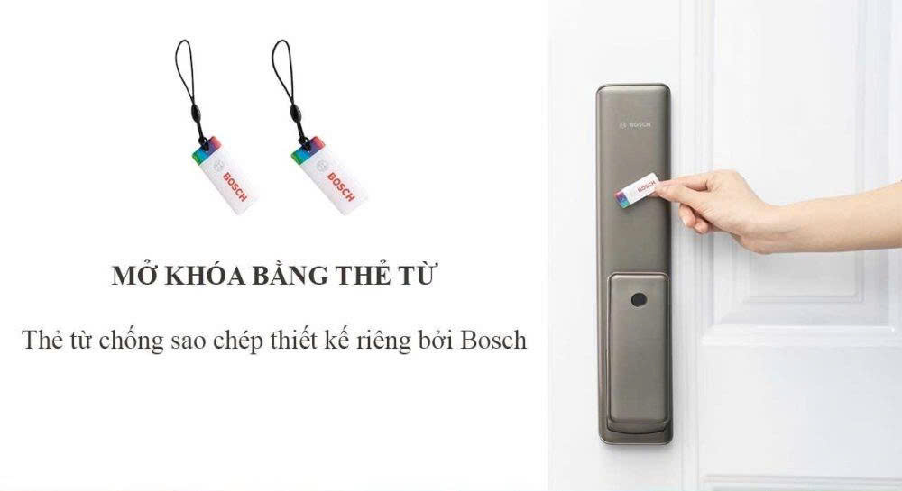Khóa Điện Tử BOSCH FU 750 EU GRAY