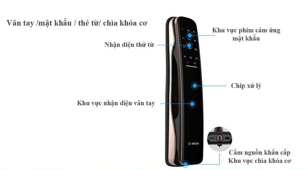 Khóa Điện Tử BOSCH EL800X BRONZE