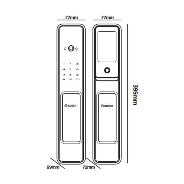 Khóa Điện Tử BOSCH EL600VF DE
