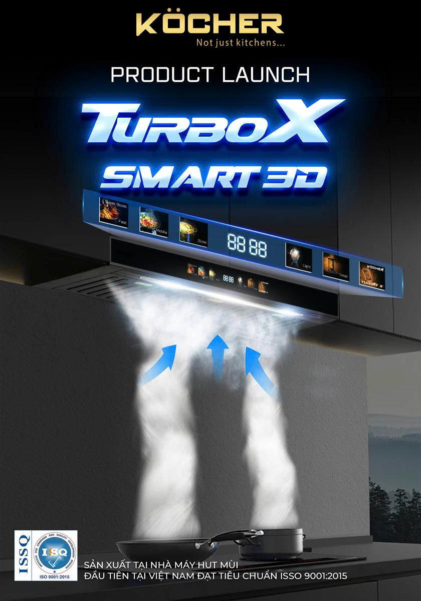 Máy Hút Mùi KOCHER TURBO X3D-350N