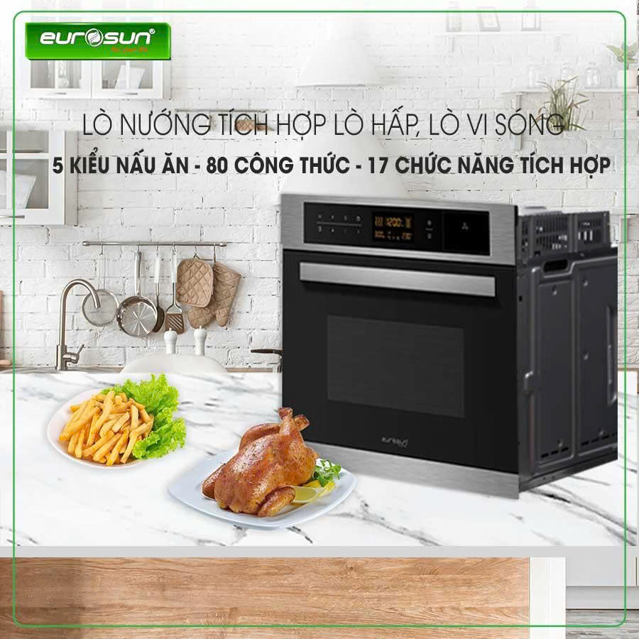 Lò Vi Sóng Kết Hợp Nướng Hấp Eurosun OMS36EG