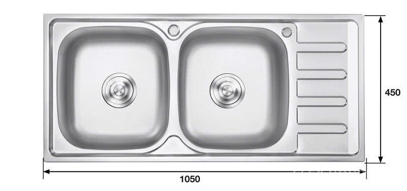 Chậu rửa KAFF  INOX  KF-P10545